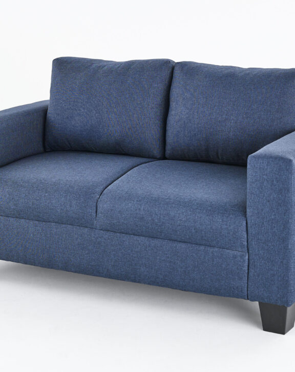 2 Seater Victoria Navy Fabric Sofa
