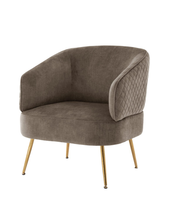 Exquisite Mink Velvet 1 seater