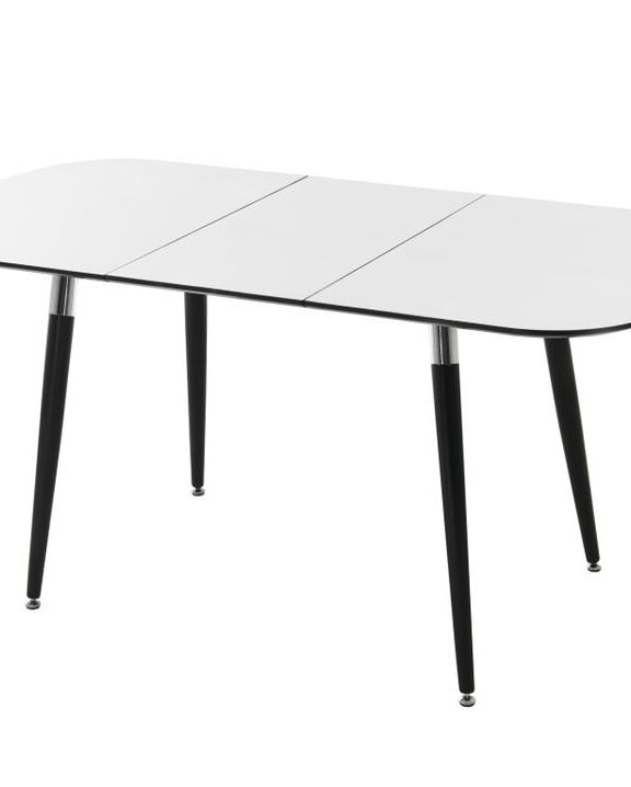 Harmony Extending Table + 4 Liberty Grey Velvet Chairs