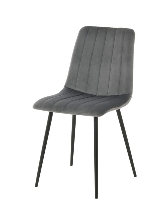 Liberty Grey Velvet Chair