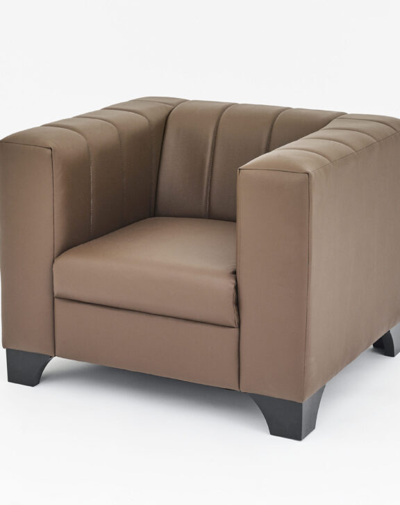 1 Seater Grace Broun PVC Sofa