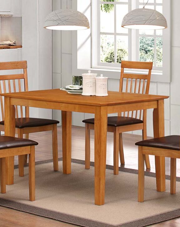 Sheker PVC Dining Set - Table & 4 Chairs